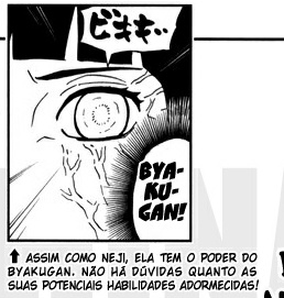 10. DB's estão cheios de citações que enaltecem o vínculo dos Hyūgas: "No entanto, sua ***FAMÍLIA*** e companheiros derreteram o coração de gelo, agora ele luta por sua aldeia e seus amigos."