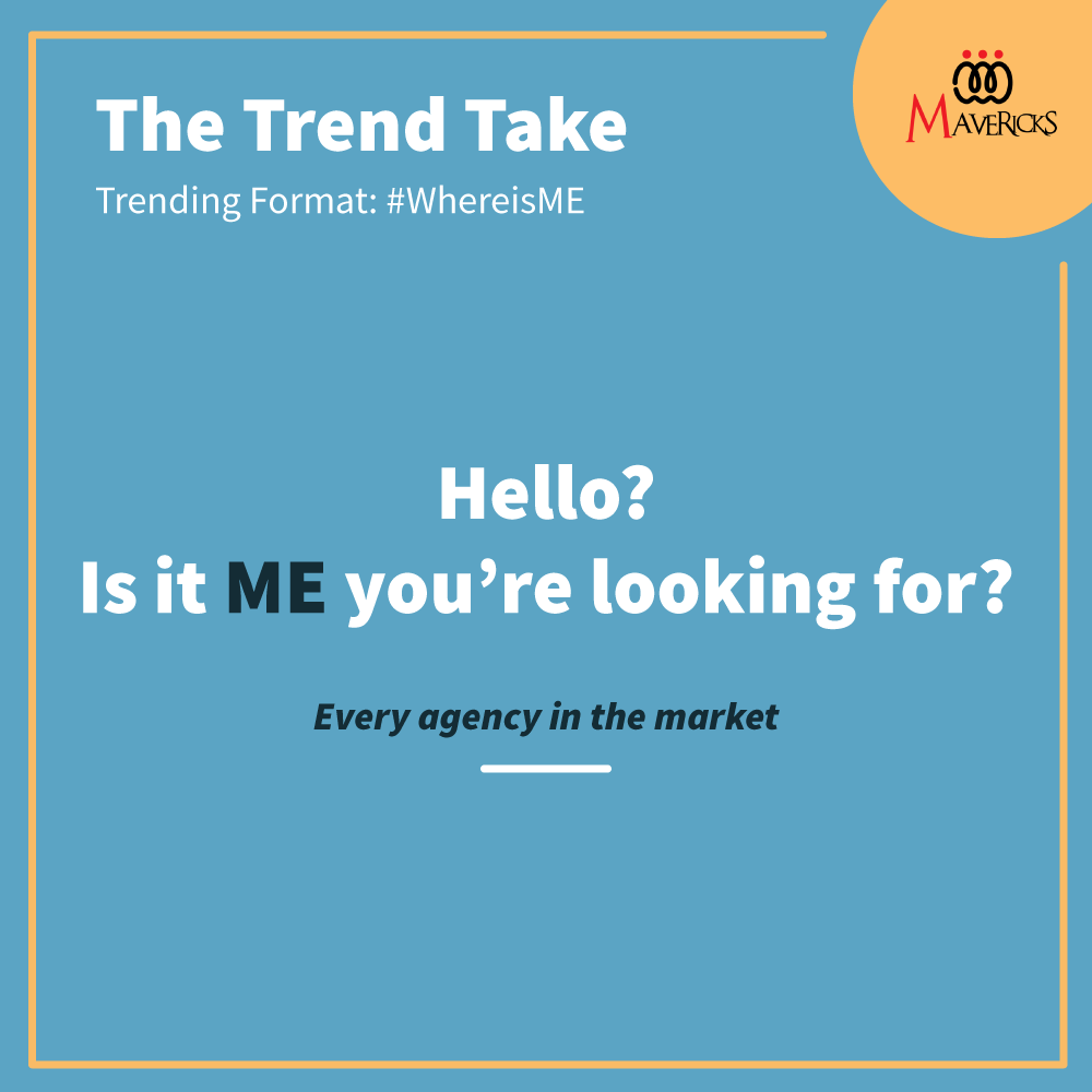theemavericks's tweet photo. A little late to the party, but still jumping on board - here's our take on the #WhereIsMe trend.
@PrimeVideo #TopicalSpot #TrendingFormat https://t.co/9v1a5L5yY7