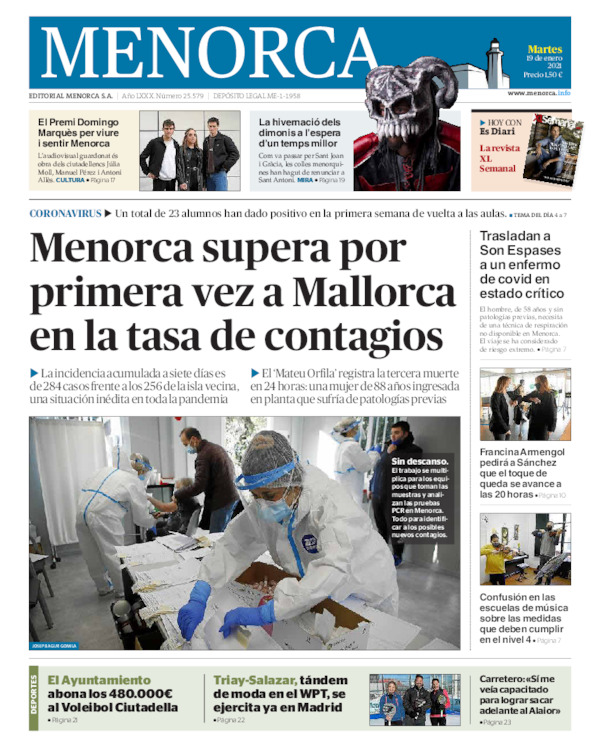 #BuenosDías, ésta es nuestra portada de hoy. #FelizMartes
