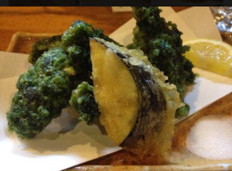 すし旬本店 青さのり 天ぷら 新物が入荷してきました 赤出しも美味しいですよ すし旬 すし 中とろ 千種 車道 名古屋 アサヒスーパードライ