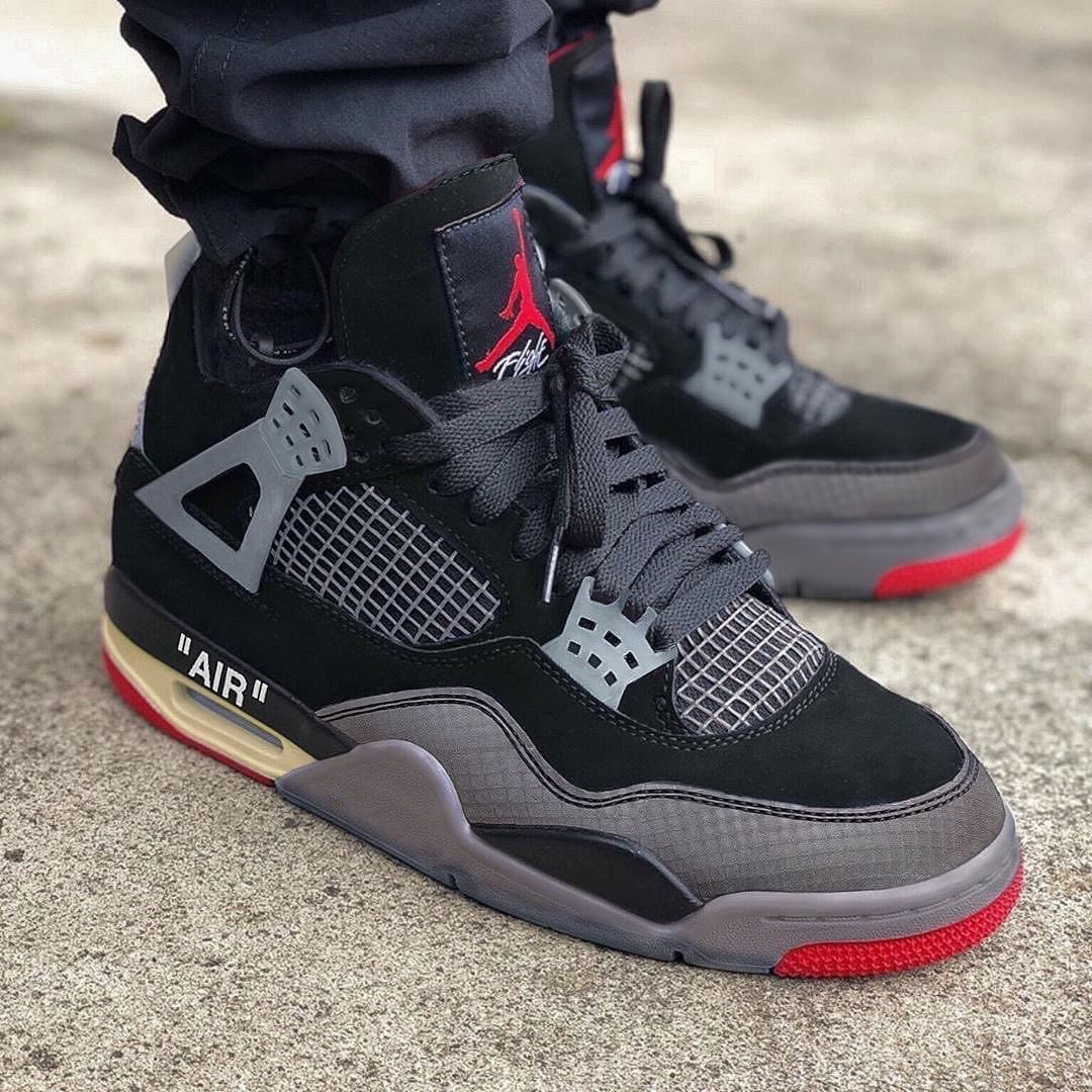 jordan 4 x off white bred