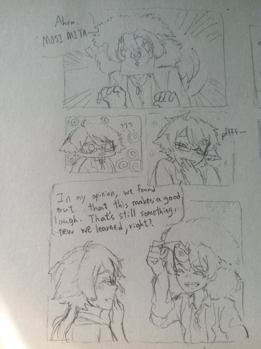 dumb little #albecrose comic I wrote today, read from left to right.
#GenshinImpact #原神 