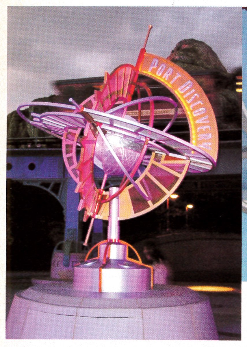 They've got a bunch from that peak of maximum-themed entertainment in the late 1990s. Luxor casino floor & Mermaids façade in Vegas, Port Discovery at Tokyo DisneySea, and one of those super-extravagant neon movie 'decoplexes' in Nashville