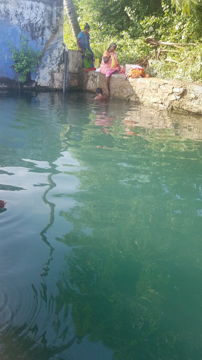 This is Natrasan Vaathiyaar kinaru. One of the many wells that is brimming with water.