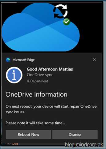 MMelkersen's tweet photo. Using OneDrive and the feature "KFM" can result in unwanted sync errors that are hard to resolve.

This is: OneDrive Error message 0x80071129

Special thanks to @byteben and @syst_and_deploy 

#OneDrive #Powershell #Toastnotification #endpointmanager #Configmgr #Windows10 https://t.co/NXlmp36epz