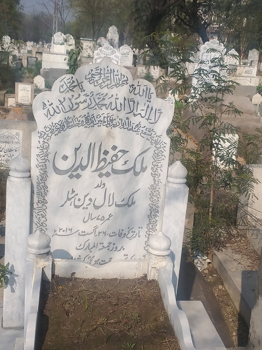 Here's an interesting tombstone of a guy whose father was Malik Lal Din 'Hitler'!