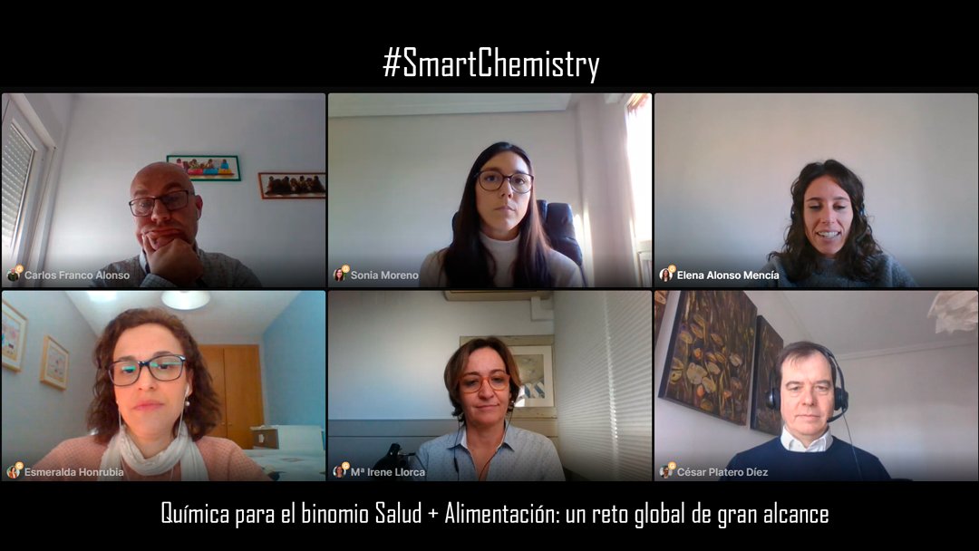 Feique_ES's tweet photo. Concluye la 3ª sesión del ciclo #SmartChemistry en #Unprecedented sobre #Química para el binomio SALUD + ALIMENTACIÓN con casos de éxito de empresas punteras que están apostando por un futuro #sostenible. Con @ainiatecnologia @Siemens_ind @CDTIoficial #Solutex https://t.co/c1EAw082Rd