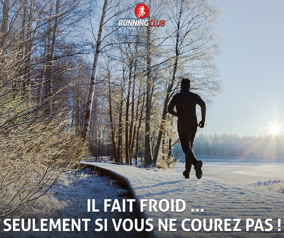 Running_Club's tweet image. Plus on court ... Moins on a froid. 
Alors motivez-vous !  😅 

#motivation #courseapied #RunningClub