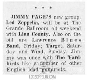 LedZeppDay's tweet photo. January 19, 1969

Led Zeppelin play in Detroit, MI. https://t.co/KxcXQVIWy4