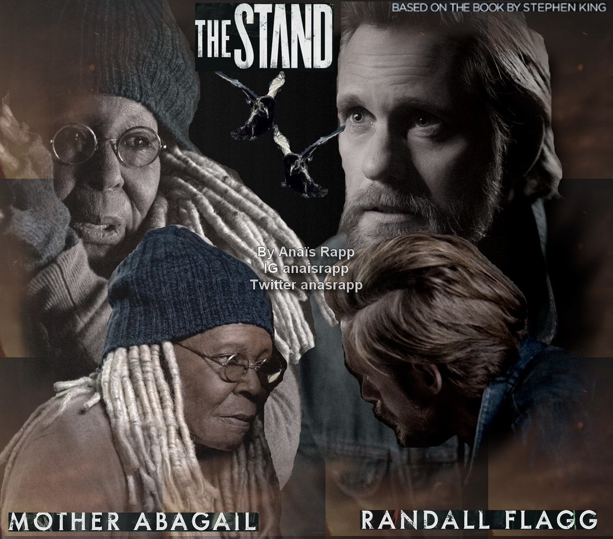 anasrapp's tweet photo. #TheStand #StephenKing #CBSAllAccess #thestand2020 #thestandedit #randallflagg #motherabagail #alexanderskarsgard #whoopygoldberg #KatherineMcNamara #natwolff #julielawry #lloydhenreid #digitalart
@StephenKing
@WhoopiGoldberg @Kat_McNamara @natandalex https://t.co/03Rlt2SOaF