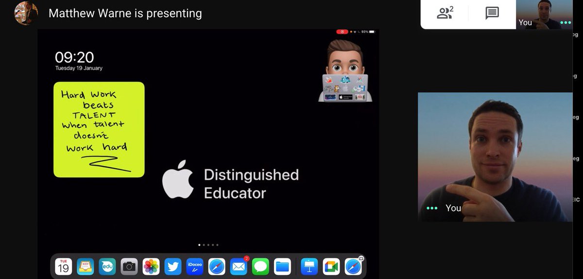MattWarne's tweet photo. Oh to have friends like these ...
So great to join forces with my #ADE friends @mrswalkerteach and @JacobWoolcock for the latest @CompAtSch #CASLive Session on top tips for remote teaching. So many great tips and tools shares inc @Mentimeter @Socrative @Showbie @nearpod https://t.co/VXZjkgJaJo