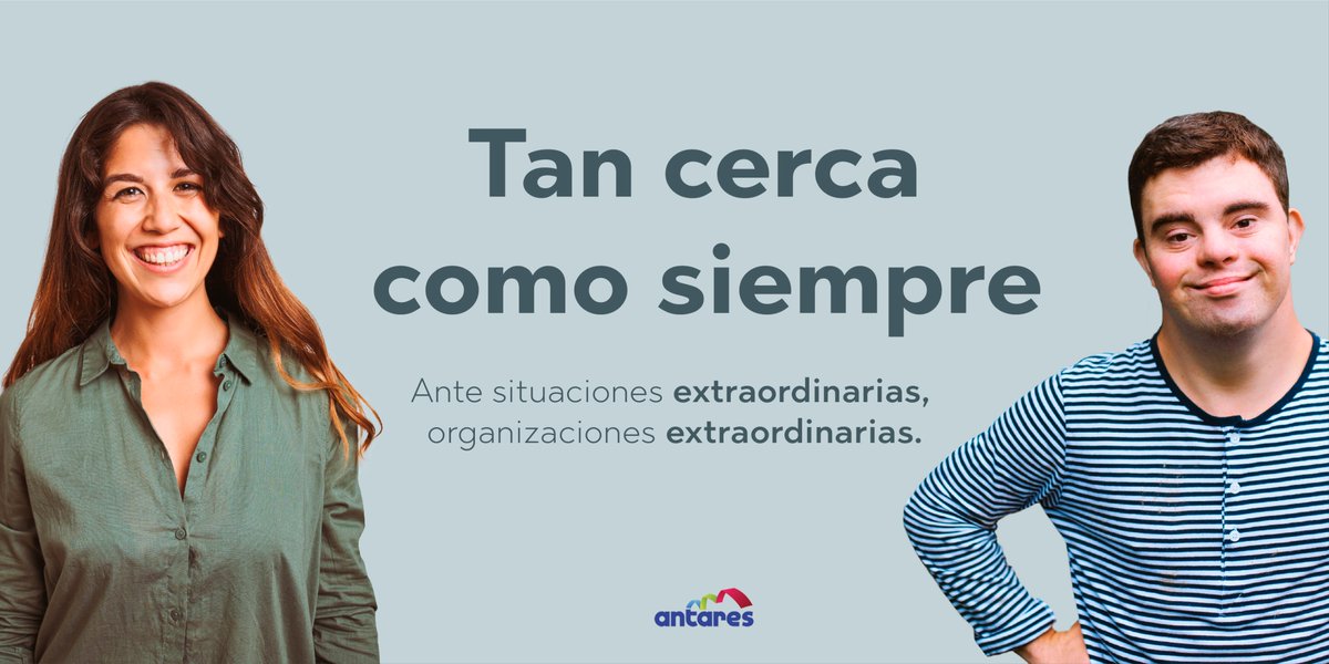 AntaresAsoc's tweet photo. Desde las entidades que trabajamos con personas con #discapacidadintelectual se ha realizado un trabajo #esencial durante la #pandemia estando con ellas y sus familias #TanCercaComoSiempre https://t.co/nkdczJ5ZrU