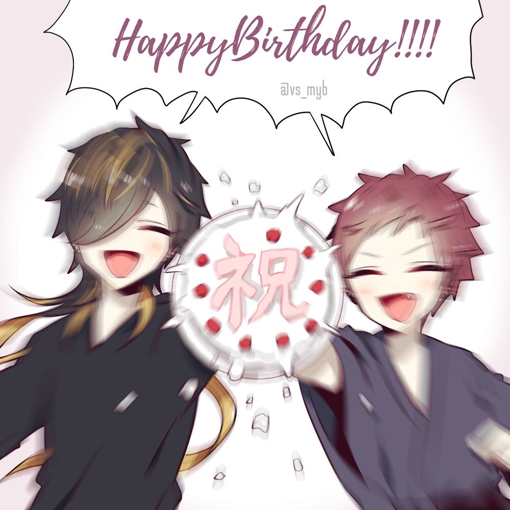 誕生日なので推しに全力で顔面ケーキしてもらった 