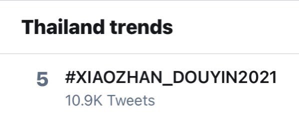 XiaozhanUnion's tweet photo. Trending #1 in Myanmar and Vietnam, #5 in Thailand. Let us know if you see it in your country! 

#XIAOZHAN_DOUYIN2021 

(@XiaozhanCharts) https://t.co/JMjOvq5iiu