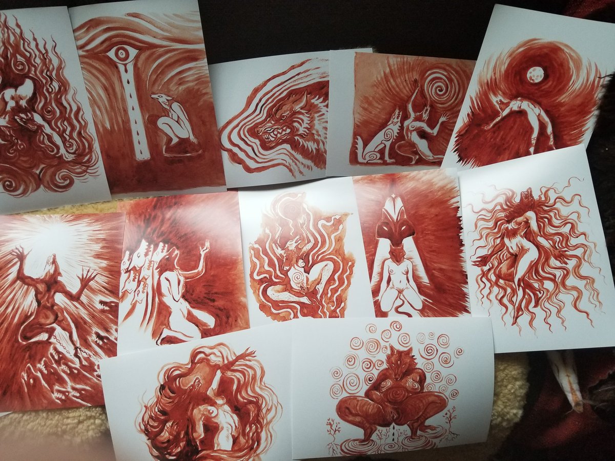 Ahhhh my Moonpainting prints came out so nice ?♥️♥️ perfect colors 