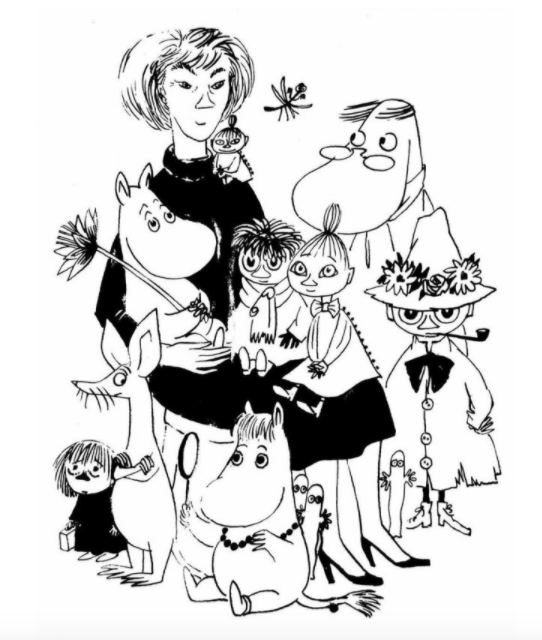 16/16 All the other members of their extended family, their friends and neighbours, and those they encounter in their numerous adventures are of a variety of different species, co-existing happily, side-by-side. ALL pics in this thread (c) Tove Jansson, Moomin Characters