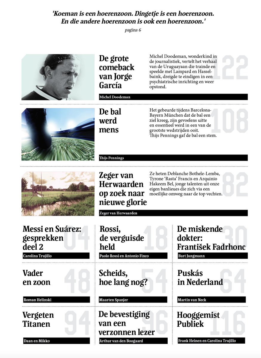 136. Naar de drukker!
-
vergeet niet te stemmen op onze podcast <a href="/TotalFootbFest/">Total Football Festival</a>