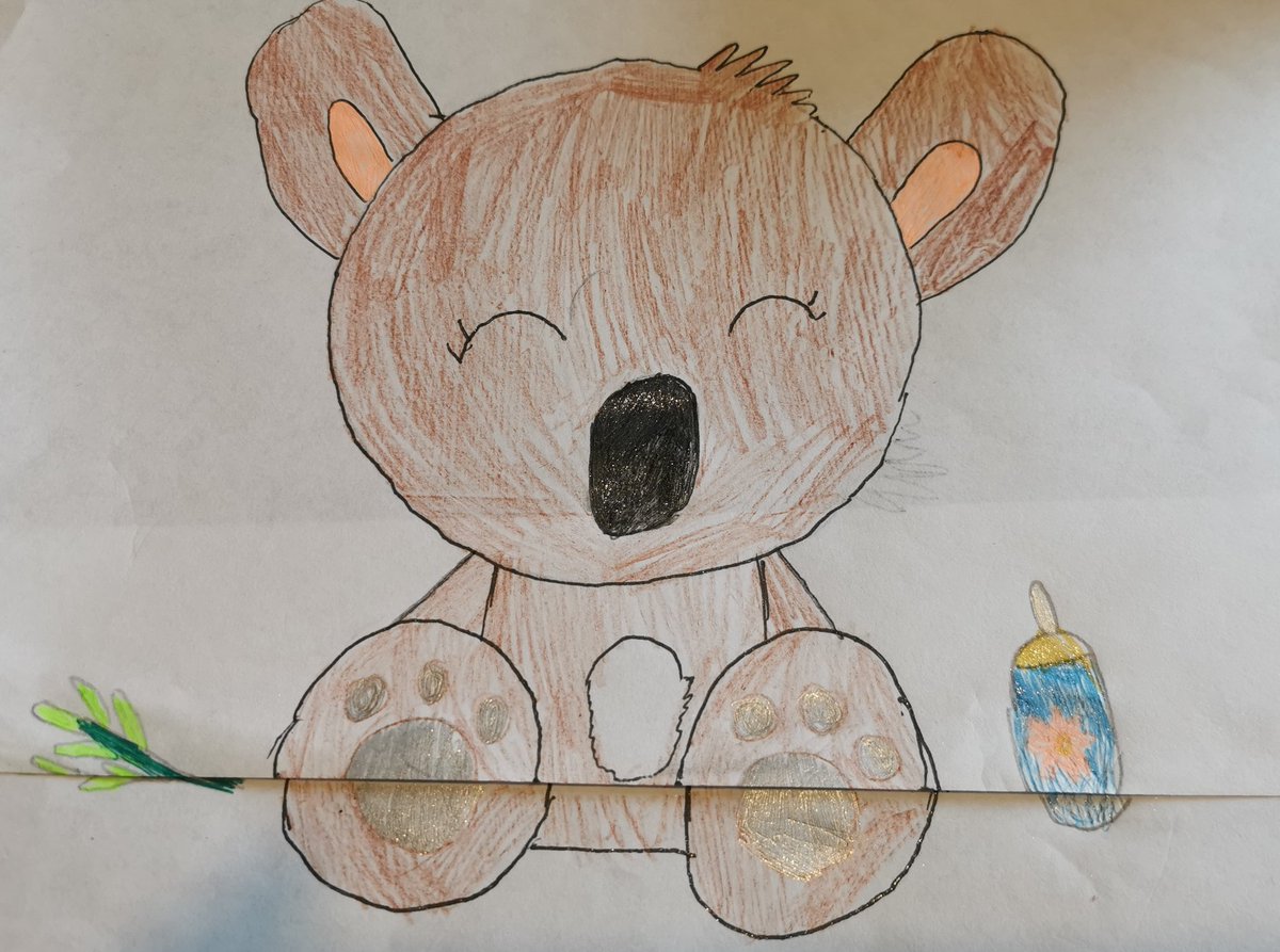 iguazublue's tweet photo. Koala 🐨
Thanks for a few minutes of peace @RobBiddulph
#drawingwithrob
#homeschooling https://t.co/dhZNKpo7oF