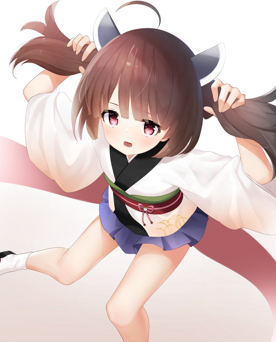 きりたんふわふわツインテ 