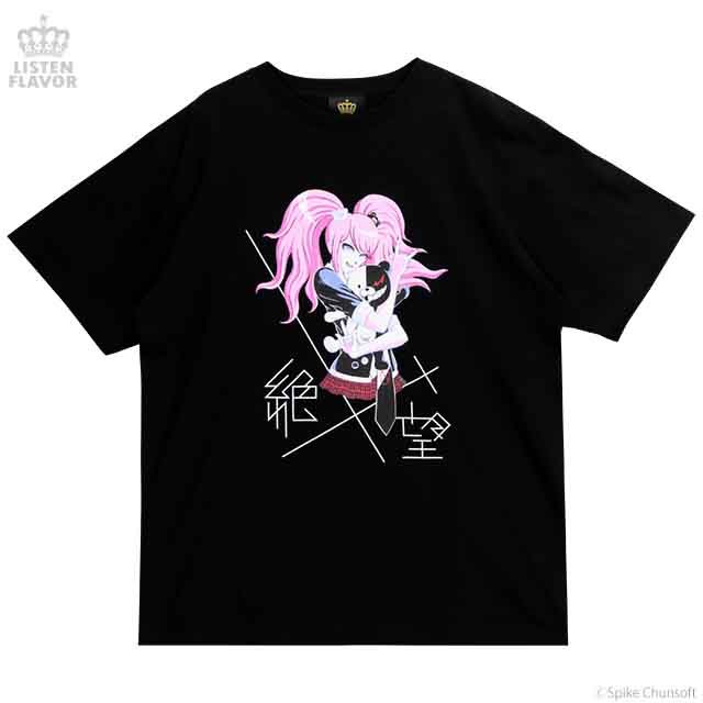 ダンガンロンパ　江ノ島盾子ちゃん！半袖　Tシャツ　リッスンフレーバー コラボ ダンガンロンパ 江ノ島盾子ちゃん！半袖 Tシャツ リッスン