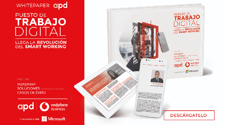 VodafoneEmpresa's tweet photo. ¡Llega la revolución del #SmartWorking!
@APDasociacion y Vodafone Business, en colaboración con @MicrosoftES, hemos preparado una completa guía práctica que te ayudará a impulsar la digitalización de los puestos de trabajo de tu empresa

🔴 DESCÁRGALA YA https://t.co/DMCwHvJ5rq