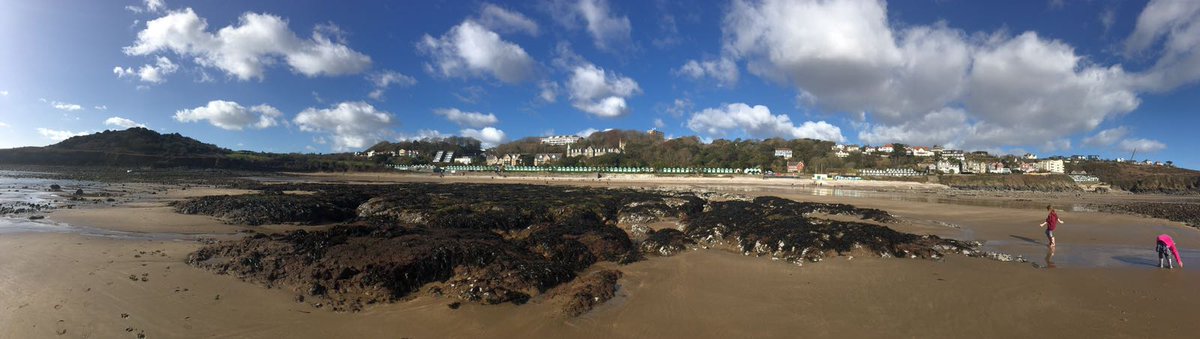 Panoramic Langland Bay, South Wales. 

#LanglandBay #VisitWalesLater #Beach #Wales