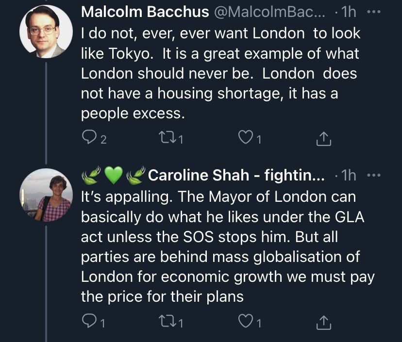 “London does not have a housing shortage, it has a people excess.”Grim.