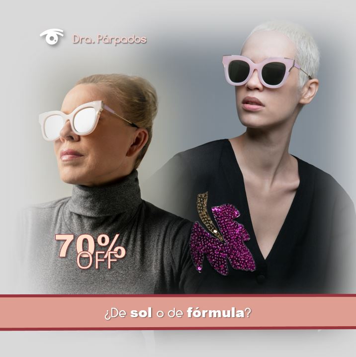 Ahora 70 % OFF.
Los lentes de mi marca <a href="/brightglance/">Анна Игнатюк</a> by Dra. Párpados te brindan protección y glamur. Visita draparpados.com para que veas mis productos y los puedas adquirir online.Pedidos en USA al 7543172731 y en Vzla al 04266575683