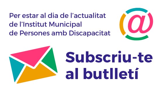 BCN_Accessible's tweet photo. Vols estar al dia de l'accessibilitat, la inclusió i la diversitat a #Barcelona ?

📢SUBSCRIU-TE al butlletí electrònic de l'Institut Municipal de Persones amb Discapacitat 👉 https://t.co/cBc0yRbJiy

#BCNaccessible #BCNinclusiva #BCNdiversa https://t.co/X26OWd824B