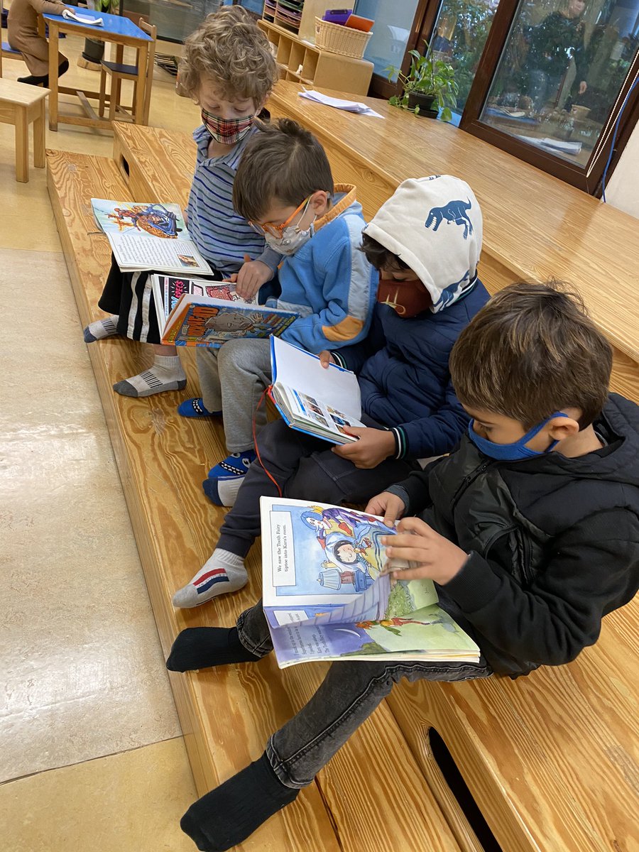 teachertrillian's tweet photo. It’s thrilling to watch #PreK learners as they continue on their early #literacy journey. We are studying superheroes &amp; graphic novels are now ravenously read by my class! These are easy to decode for preliterate readers &amp; highly interesting. What’s your superpower? @cactweets https://t.co/eJPz7CfYVl