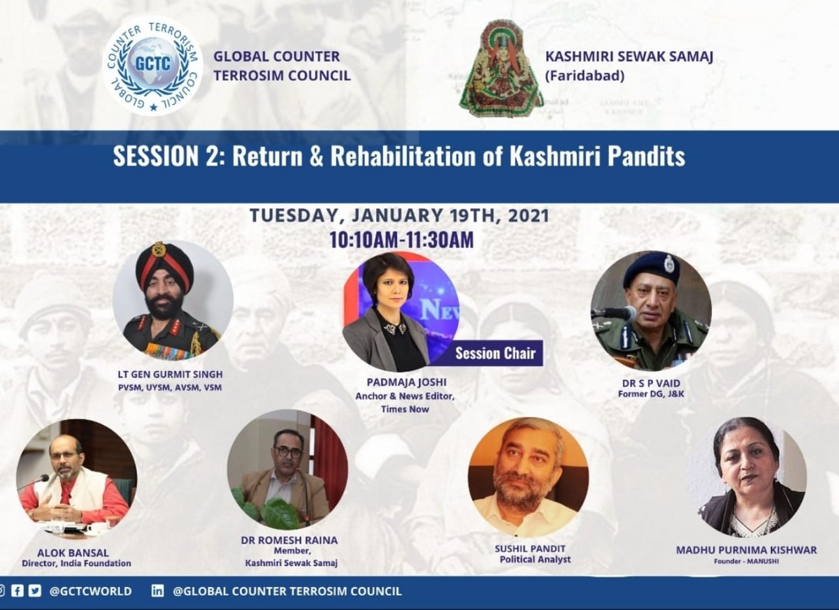 3.  #KashmiriPandit's Youth, Entrepreneurs & Educationist, must take the Lead, with Passion & Mission.4. Government must state Clear & Emphatic Narrative and 'Military Mission Mode' - Priority & Slated Focus, for Return & Rehabilitation 5.