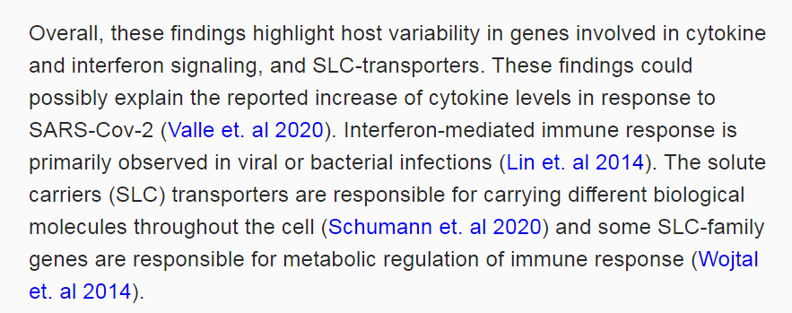 17. Other research on genetic factors from: http://Covid19hg.org&nbsp; https://www.covid19hg.org/blog/2020-10-28-twas-working-group/and slides https://www.covid19hg.org/blog/2020-10-05-october-2-2020-meeting/and the Nature Neanderthal Gene Study https://www.nature.com/articles/s41586-020-2818-3