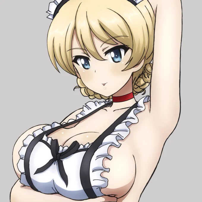 skebで納品させて頂いたダージリン様です。リクエストありがとうございました! #garupan @skeb_jp 