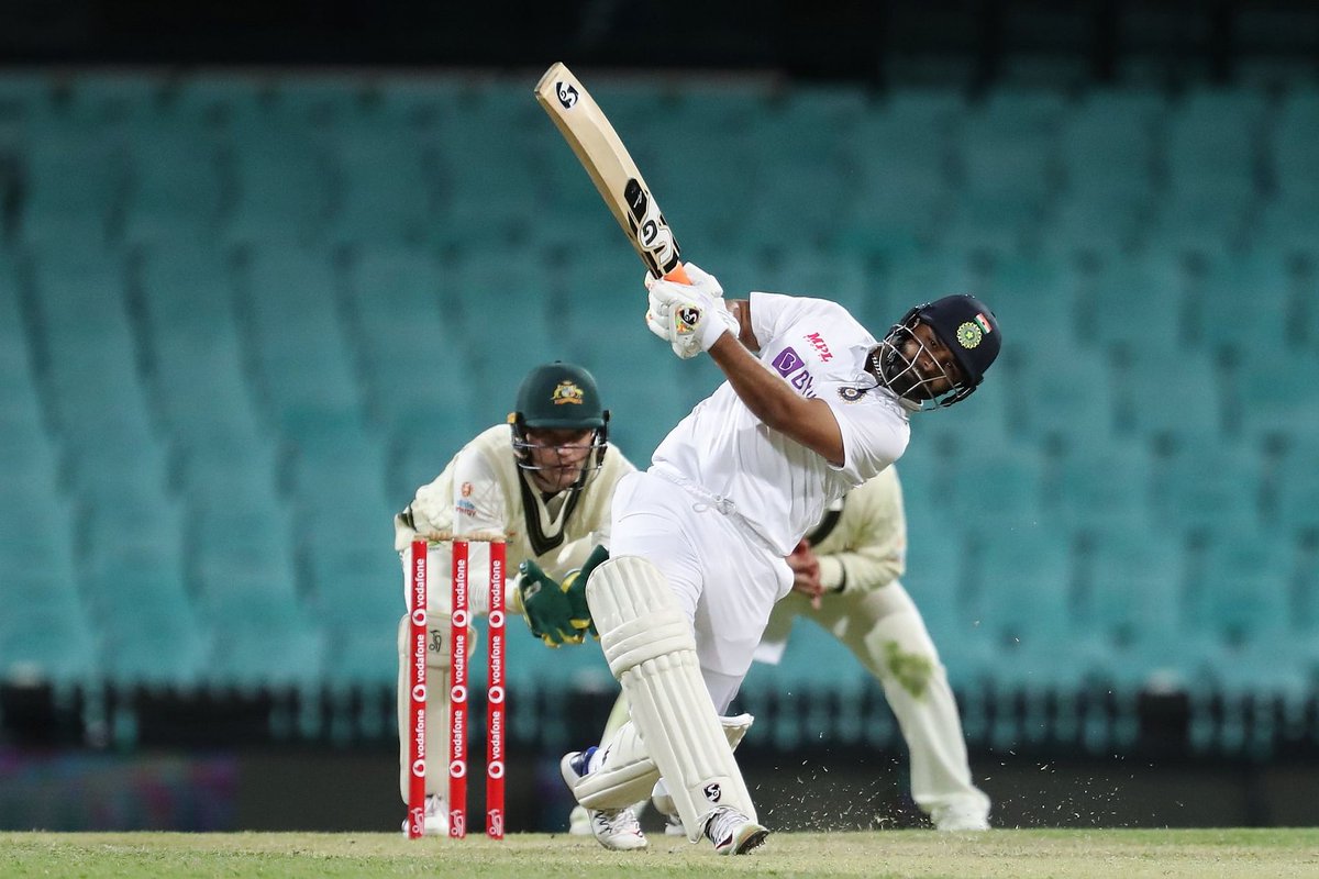 Highest score by an Indian wicket-keeper in 4th innings

114  - R Pant vs ENG at Oval, 2018
  97  - R Pant vs AUS at Sydney, 2021
 85* - R PANT vs AUS at BRISBANE, 2021
 76* - MS Dhoni vs ENG at Lord's, 2007

#AUSvIND