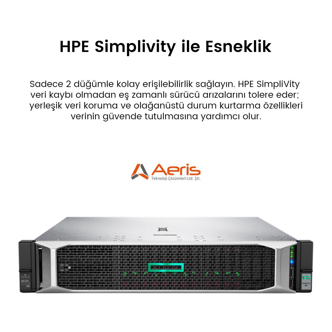 aeristeknoloji's tweet photo. Yazılım tanımlı süreci aşarak yapay zeka odaklı pozisyona ulaşan ve kendi kendini yöneten, kendini optimize eden bir altyapı sunan Hiper bütünleşik bir mimari hayal edin.
#HPE #Simplivity #HCI #HyperConverge #BT #AerisTeknoloji https://t.co/Uwjx9B1qt9