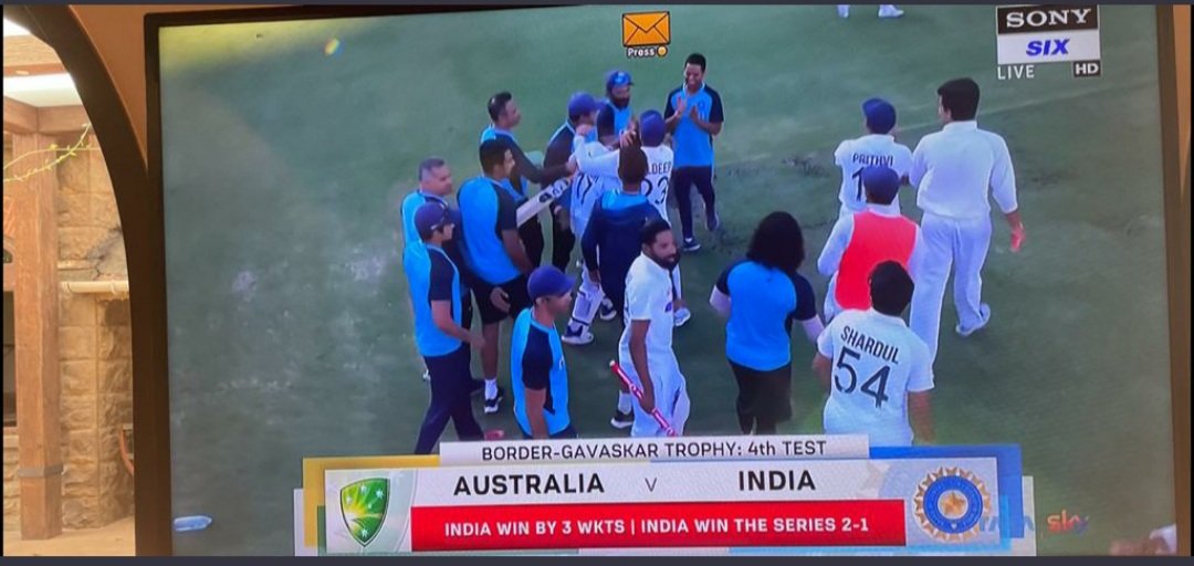 A series win for the ages!
Winning a series that too with so many major players missing is one to be cherished!
What a performance by India!🇮🇳
#BorderGavaskarTrophy #INDvsAUS #onefortheages