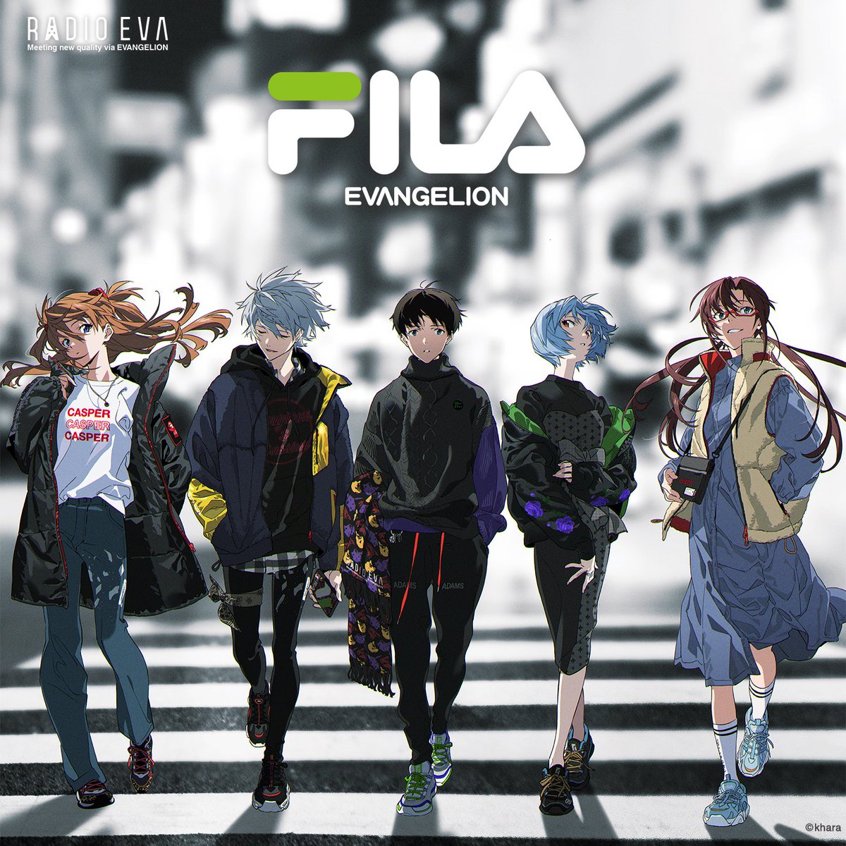 FILA×EVANGELION 1/22発売✨ 販売店舗：ABC-MART NET-MART 渋谷パルコ