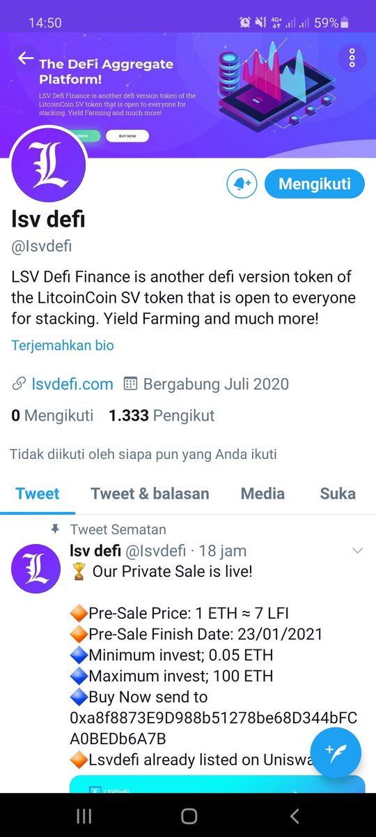 Terrysuree's tweet photo. @Isvdefi Done i hope i'm lucky
0xF5135183729A29FCFB32f05F0f1af6419FCE62Ab https://t.co/mZPuFtbC0m