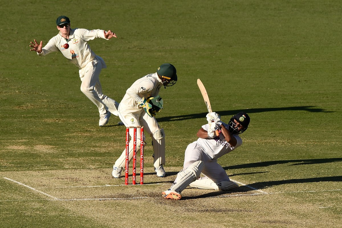 cricinfo's tweet photo. "I keep thinking every day that I want to win matches for India, and I did it today" 

Rishabh Pant after his match- winning knock 👏

https://t.co/xyIQPXHKxY #AUSvIND https://t.co/AjrN0UCKDd