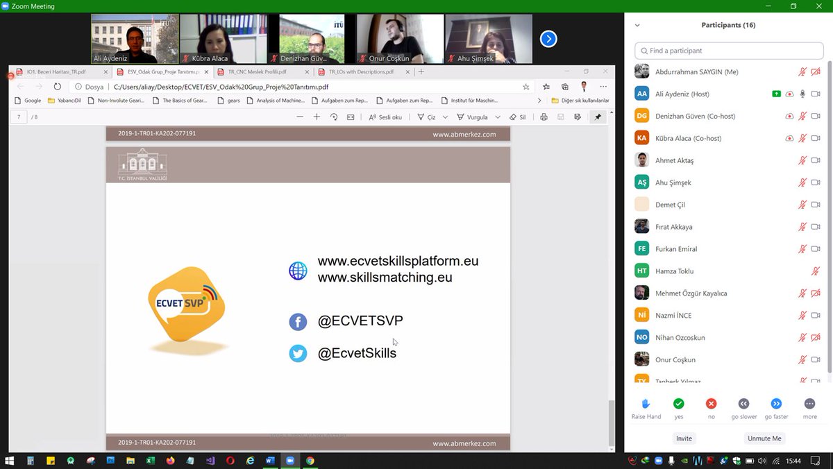 ECVET Skills Platform Focus Group Meeting Was Held with the Participation of Students of Istanbul Technical University.

ecvetskillsplatform.eu 
skillsmatching.eu  
facebook.com/ECVETSVP/