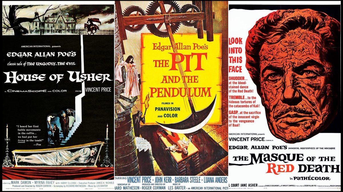  This cycle of ROGER CORMAN and VINCENT PRICE films reached its peak with the films 'HOUSE OF USHER', 'MASQUE OF THE RED DEATH' and 'THE PIT AND THE PENDULUM'. MARK DAMON won a 'New Star of the Year' GOLDEN GLOBE after starring in the film 'THE HOUSE OF USHER'.