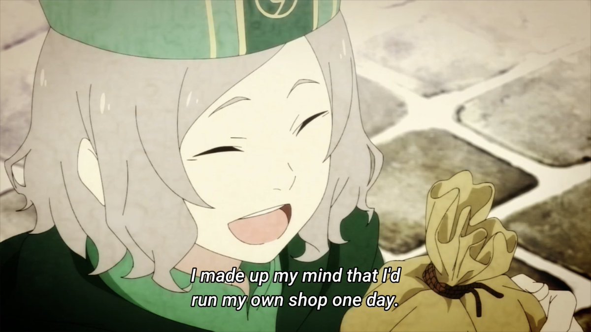 He starts living a new life as a merchant and is doing pretty good until Betelgeuse comes and captures him, Otto has had it rough poor guy