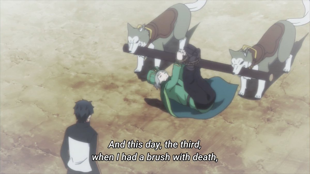 Later on we know that Subaru and his group saved him and that’s the end of this flashback