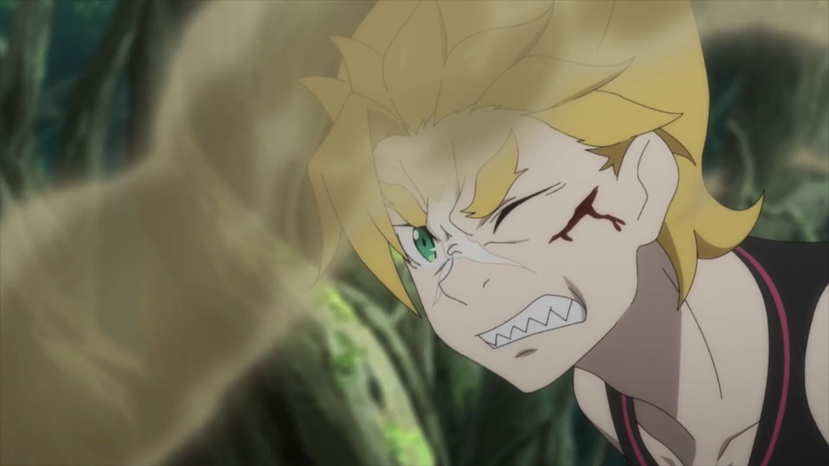 Then we start the fight against Otto vs Garfiel but well Garfiel easily overpowers him so ram came to help