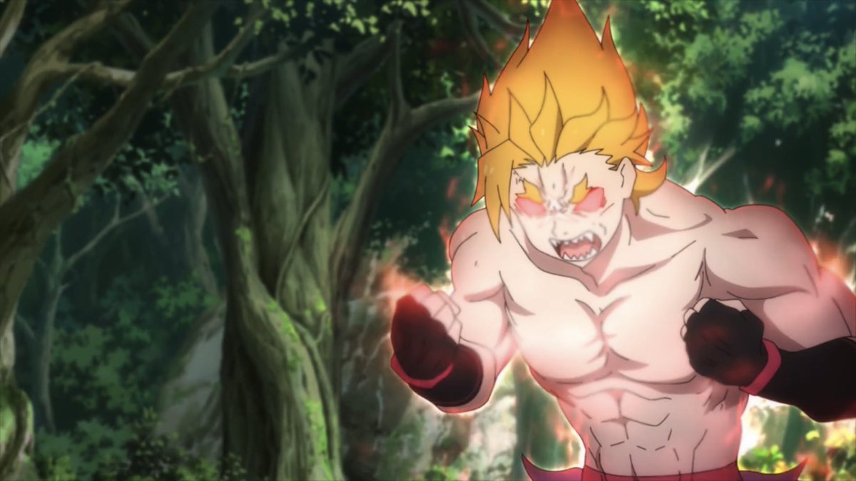 Garfiel gets pissed and transforms into his tiger form, ram is actually able to put up a fight, but she still gets injured in the process, that’s basically it for this fight we know something happened to them but we’re not really sure what