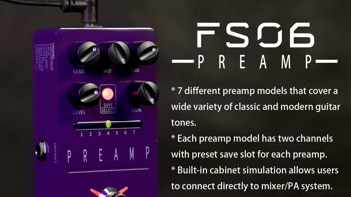 The star and the must have from the FLAMMA FS series - FS06 Preamp Pedal. 

Available on Amazon US, FLAMMA shop and Aliexpress:
Amazon: amzn.to/3potiJs
Flamma shop: flamma.shop
Aliexpress:aliexpress.com/store/910764010

#flamma_tech #Guitarist