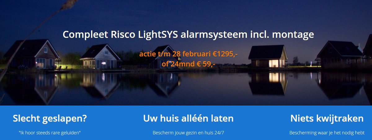EuropeSecurity's tweet image. Mega actie, prijsdoorbraak!
Een compleet alarmsysteem de Risco LightSYS inclusief montage en garantie voor maar € 1295,-
Deze actie is tijdelijk.
europesecurity.nl/actie-compleet…