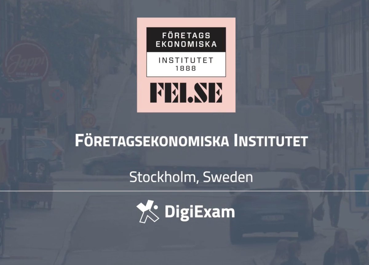 DigiExam User Story: FEI youtu.be/a1WPEsehuco
#eassessment #remotelearning