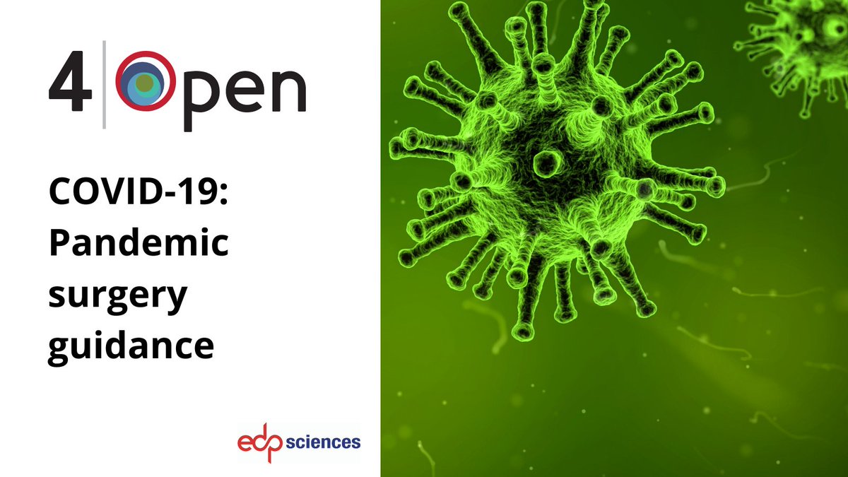 4openjournal's tweet photo. Authors at 34 institutions incl. @ctk_cottbus @UABBarcelona @TU_Muechen @OfLublin @CNRS @MedUni_Vienna publish their research as part of the #4open #COVID19 collection. Read the full #openaccess article “COVID-19: #Pandemic surgery guidance” here: https://t.co/hK7w1SoUT3 https://t.co/tZmZGJjP5O