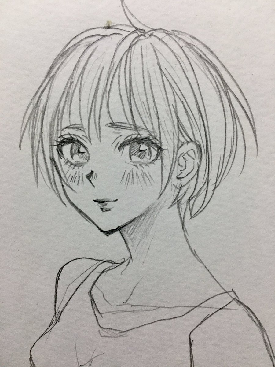 描かなすぎてやばいのでリハビリで落書き #落書き #創作